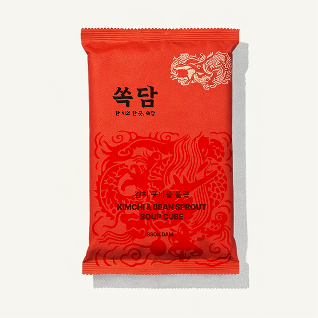 쏙담 김치 콩나물 블럭